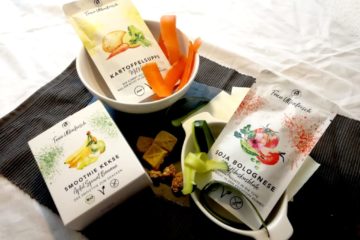 vegane Snacks, Fertiggerichte und Suppen