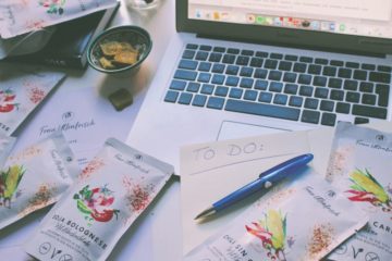 Bürosnack und ein schnelles Fertiggerichte