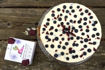 Heidelbeerkuchen mit Smoothie Snacks